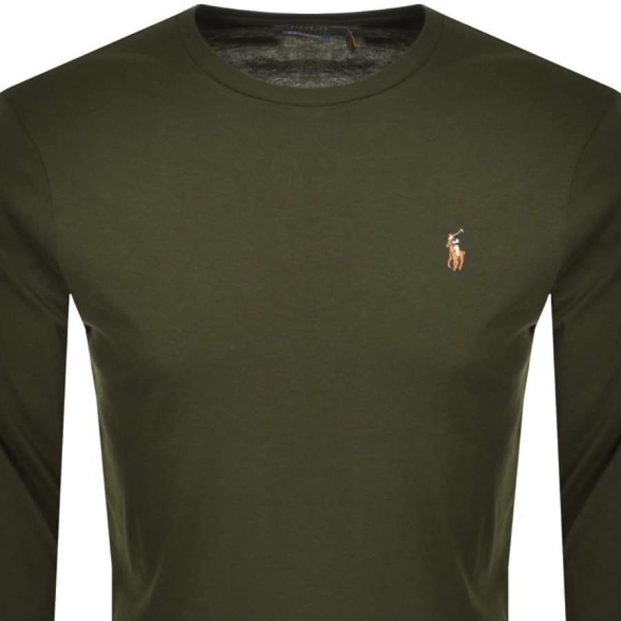 Alternative Image for ProductRalph Lauren Long Sleeved T Shirt Green2